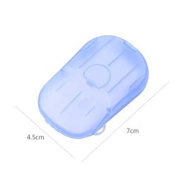 Portátil Banheiro Sabão Fatias, Banho Mão Lavar Fatia Folha, Viagem ao ar livre Perfumado Espuma Soap Paper, Saboneteiras portáteis, 60Pcs - Image 6