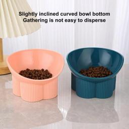 Alimentador elevado com fundo estável, Tigela antiderrapante para animais de estimação, Suporte levantado para cachorro, Cat, Prevenção de refluxo, Cat Food - Image 2