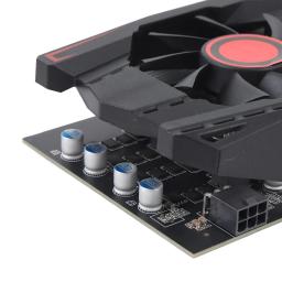 Placa gráfica 6GB GDDR5 Ventilador duplo de 192 bits PCIe 2.0 x16 Slot suporta DVI, VGA, HD Interfaces multimídia Placa gráfica para jogos - Image 5
