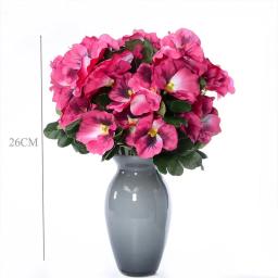 10 cabeças de flores artificiais de seda, buquê de flores para casamento, decorações criativas de interiores para casa - Image 2