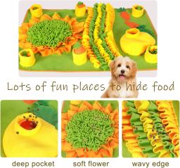 Cães grandes Snuffle Mat Pet Leak Food Mat Anti-engafamento Mat Cobertor de treinamento para cães Brinquedo de trabalho de nariz, Retentorna a inteligência alimentar - Image 5