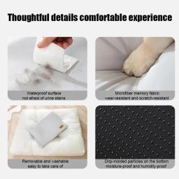 Tapete de Cama Fofo para Animais, Sofá-cama, Produtos para Animais, Cachorro Médio, Acessórios Grandes, Cama Grande, Cães e Gatos - Image 5