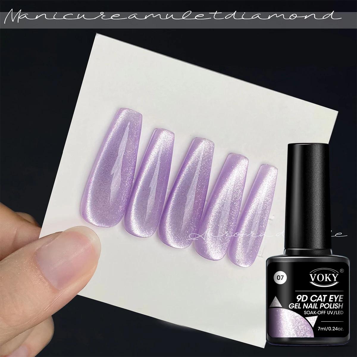 Gel Olho de Gato Esmalte, Pedra de Cristal, LED UV, Semi-Permanente, Brilhante, Amplo, Presentes DIY, 7ml - Image 1