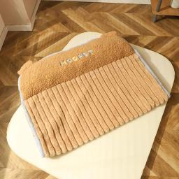 Hoopet Warm Pet Mat, Sofá macio para cães pequenos e médios, Cama removível para gatos, Suprimentos de camas de dormir laváveis, Inverno - Image 4