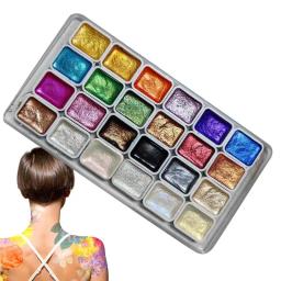 Aquarela Paint Palette para Artistas Profissionais, Pearlescent Painting Kit, Ground Crafts, Art Kits - Image 1