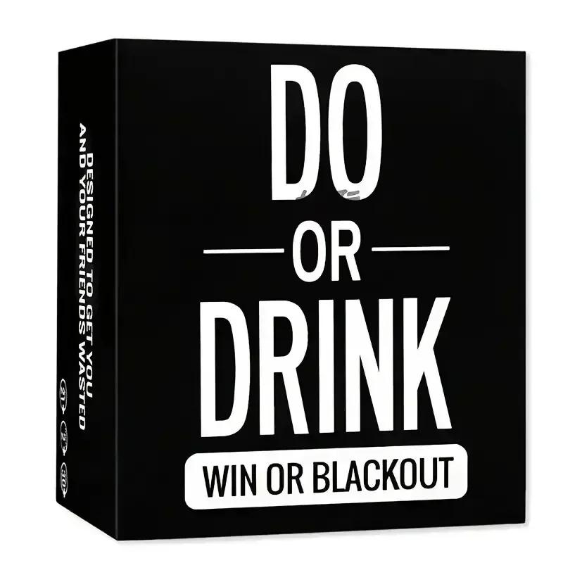Fazer ou Beber Cartão Bêbado para Adulto, Engraçado Jogo de Tabuleiro para Adulto, Drinks de Aniversário, Festa Estratégica, Cartas de Camping - Image 1