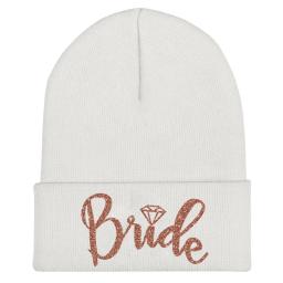 Chapéu de inverno máscara de sono casamento festa de despedida de solteira nupcial chuveiro noiva para ser dama de honra proposta caixa de presente decoração - Image 5