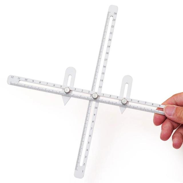 Kit Multifuncional de Ferramentas para Medição em Cerâmica: Régua de Profundidade, Espessura e Calibre