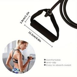 Faixas de resistência com alças, faixas de exercício, faixas de treino com alças para homens e mulheres, equipamentos de treinamento de força em casa - Image 2
