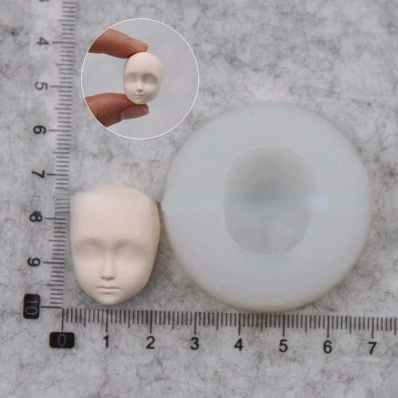 Caseiro Ultra Luz Argila Boneca Cara Molde, Cabeça De Boneca De Silicone, Modelagem Artesanato Suprimentos, Caráter De Cerâmica Dos Desenhos Animados, Ferramentas De Rosto - Image 1