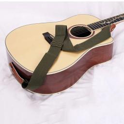 Correias ajustáveis para guitarra de lona de algodão, cintos multicoloridos, DIY, baixo, acústico, elétrico, acessórios, novos - Image 2