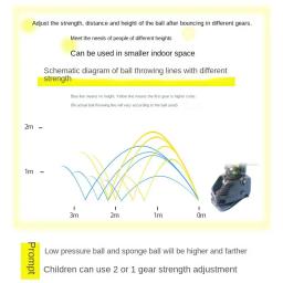 Máquina de bola de tênis Self-prática jogando máquina, único com captura Net, dispositivo de prática portátil, treinador assistente - Image 3