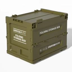 Outdoor Camping Folding Storage Box, Caixa de comida do carro, Travel Storage Bag, Camping Equipment, Tableware Storage - Image 3