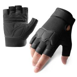 Luvas táticas para homens e mulheres, meio dedo, montanhismo ao ar livre e ciclismo, resistentes ao desgaste, luvas de equitação respiráveis - Image 6