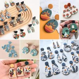 Cortadores de argila de polímero molde de aço inoxidável ferramenta artesanal cerâmica diy artesanato designer jóias brinco fazendo suprimentos ferramentas - Image 6