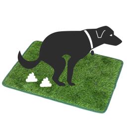 Reutilizável Artificial Grass Dog Toilet Mat, Pet Training Lawn Mat, Lavável gato e cão - Image 2