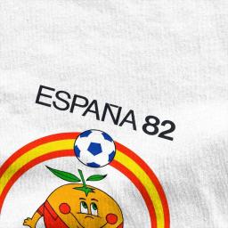 Camiseta de futebol espanhol 82 masculino, roupas de algodão puro, manga curta, T-shirt gola O, plus size, vintage - Image 5