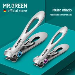 MR. VERDE-Aço Inoxidável Nail Clippers, Disponível em 2 Tamanhos, Manicure Fingernail Cutter, Grosso e Duro Toenail Scissors Tools - Image 1