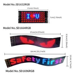 Personalizado inteligente programável LED Sign Display, controle App, painel matriz flexível para carro - Image 6