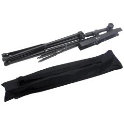Foldable Music Sheet Tripod Stand, Suporte de aço inoxidável Desktop Music, Suporte ajustável com saco, Acessórios para instrumentos musicais - Image 3