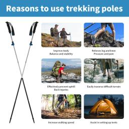 Naturehike bastao magico portatil bastão magico bastão retrátil bastão caminhada bastão retratil vara ultralight bengala para idoso bengala dobravel vara de caminhada bengalas bastao caminhada bastao de caminhada - Image 6