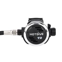 Equipamento de Mergulho HOTDIVE T2 Regulador de Respiração Ajustável Equilibrado Segundo Estágio com Mangueira - Image 1