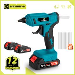 NEWBENY-Cordless elétrica Hot Melt pistola de cola, reparo doméstico eficiente, pistola de cola com 11 milímetros cola em bastão, Makita 18V bateria - Image 1