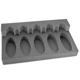 Universal 5 arma de espuma rack kit rifle rack resto com tira magnética e suporte autônomo armazenamento arma suporte - Image 3