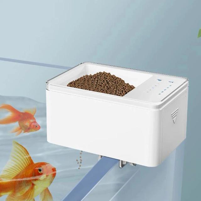Alimentador Automático de Peixes com Temporizador: Distribuição Inteligente de Ração para Aquários