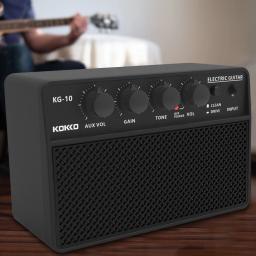 Amplificador de Mini Guitarra com Interface Universal, Amplificador Profissional, Leve, Carregamento USB, Viagem, Prática Diária, 6,35mm - Image 6