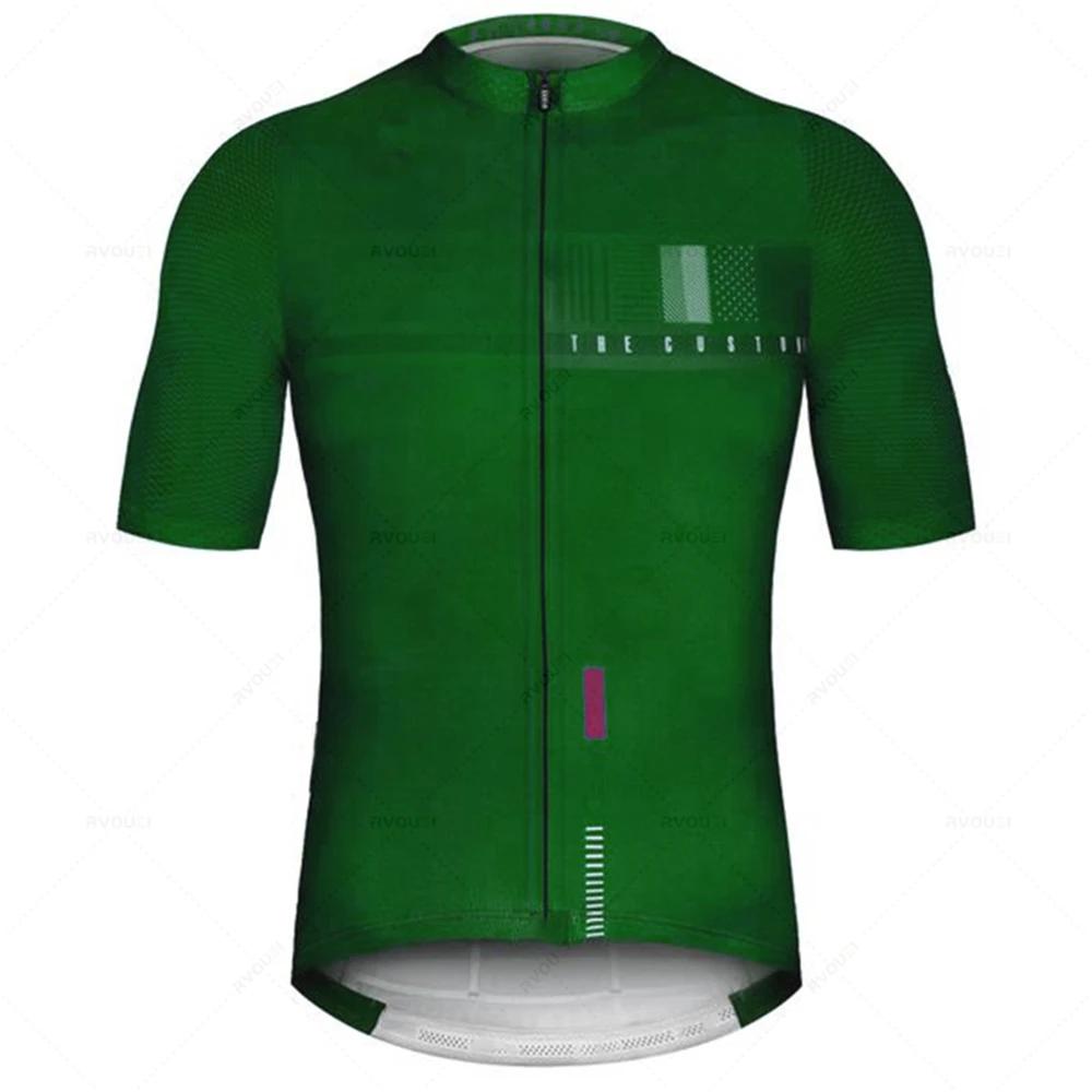 Nova equipe pro camisa de ciclismo dos homens conjunto de ciclismo roupas de bicicleta respirável anti-uv wear/manga curta maílllot ciclismo hombre - Image 1