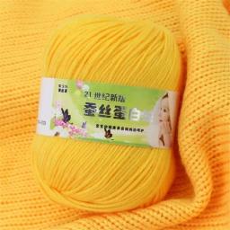 50g Fios De Tricô De Seda Fio De Algodão Crochet Fio Fio Tricots Meias De Tricô Diy Fio Hilos Para Tejer A Ganchillo Crochet - Image 6