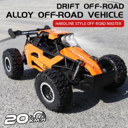 RC Modelo de Carro com Luzes LED, 2.4 Ghz, Alta Velocidade, Off-Road, Controle Remoto, Escalada Veículo, Carros ao ar livre, Drift Kid Brinquedos, Meninos Presente, 2WD - Image 3