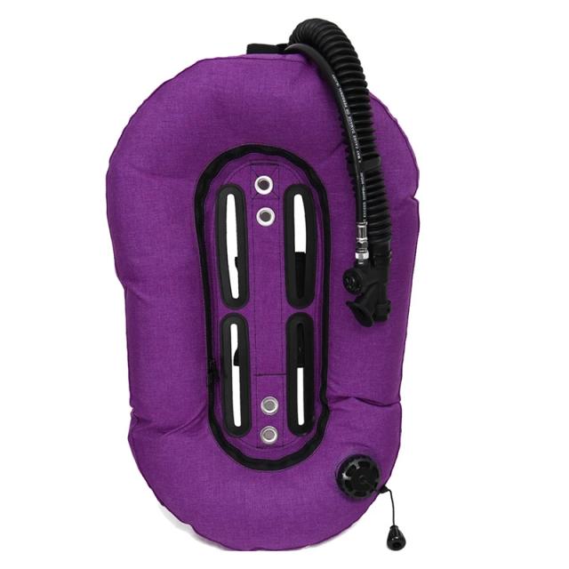 Compensador de Flutuabilidade de Donut Wing Roxo para Mergulho com Tanque Único, 30lbs - Equipamento Profissional para Snorkeling e Mergulhadores