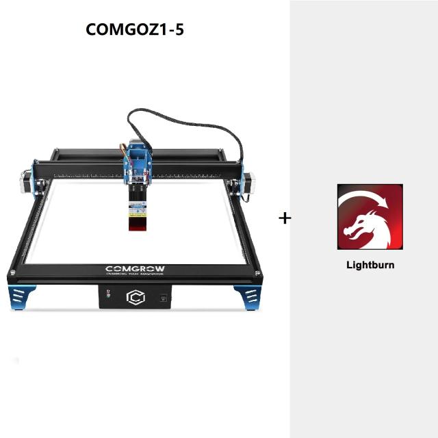 Máquina de Corte a Laser e Gravura de Alta Precisão COMGROW para Madeira, Impressão de Logotipos, 40W e 48W FAC CNC