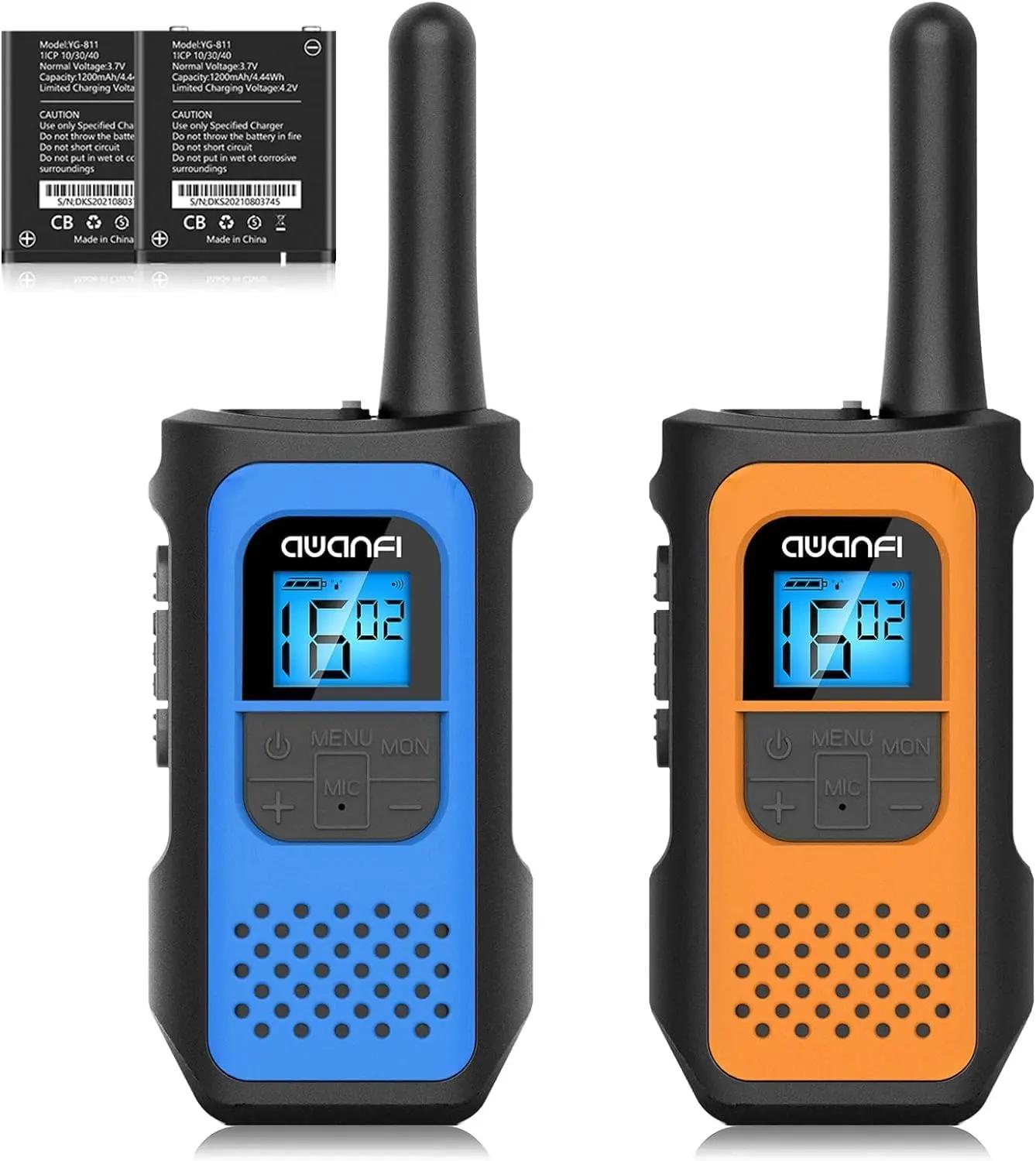 AWANFI Rádio Bidirecional 2/3/4 unidades, Walkie Talkie Portátil e Durável de Longo Alcance para Caça e Uso ao Ar Livre - Image 1