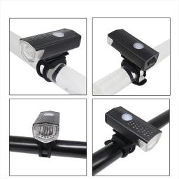 USB recarregável Bike Light Set Front Light com taillight fácil de instalar 3 modos de bicicleta acessórios para a bicicleta - Image 6