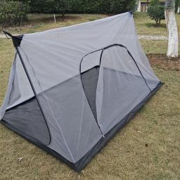Camping Mosquito Net com fundo, única porta, barraca de descanso ao ar livre, mantenha o inseto afastado, cama de mochila, viagem, D2 - Image 2