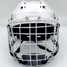 Capacete de proteção para hóquei no gelo, skate e rugby, chapéu esportivo profissional, jogo de treinamento com máscara, adulto e criança - Image 1