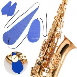 Kits de limpeza de saxofone 10 em 1, sax cortiça graxa polegar resto escova de limpeza chave de fenda caso palheta alto sax ferramenta de cuidados de limpeza - Image 4