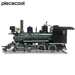 Piececool modelo kits de construção metal quebra-cabeça 3d mogul locomotiva diy trem brinquedos conjunto presentes aniversário & decoração para casa - Image 1