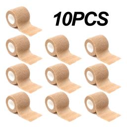 Atadura elástica autoadesiva esportiva preta com joelheiras elásticas de 4,8 metros, 18 cores para dedos, tornozelos, palmas e ombros - Image 1