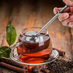 Infusor De Chá De Aço Inoxidável, Filtro De Malha De Esfera, Café Herb Spice, Difusor De Filtro, Colher De Bola De Chá - Image 4