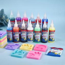 Artesanal diy artesanato pintura adesivos montessori educação origami magia água elfos kit conjunto de brinquedos crianças presente crianças artesanato natal - Image 1