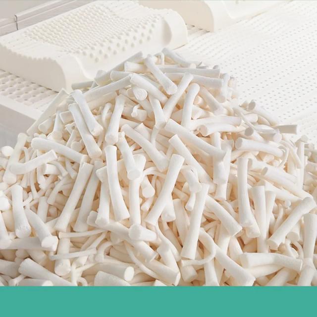 Enchimento de 1kg de Partículas de Látex Natural para Travesseiros, Sofás, Almofadas e Brinquedos