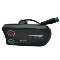 KM791-Intelligent Display LED para bicicleta elétrica, painel de computador digital, velocímetro de bicicleta, 5 Nível PAS Assist, E-Bike, 36V - Image 1