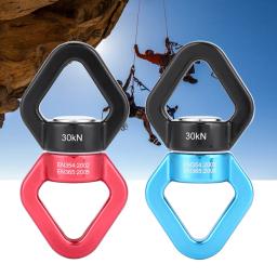 Rope Swivel Safety Rotator para Escalada, Dispositivo Rotacional Yoga, Conector multifuncional, 30KN - Image 2