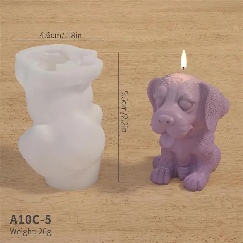 Moldes de Silicone de Pet Forma Cão e Gato, Aromaterapia DIY, Molde De Gesso, Fabricação De Sabão e Velas, Molde De Resina, Fondant Gift, Artesanato De Decoração De Casa - Image 1