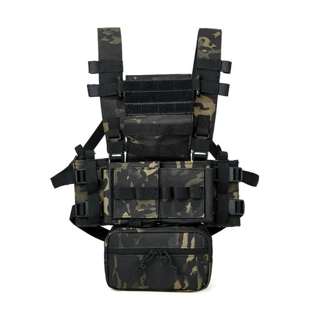 Colete Tático Modular para Airsoft com Suporte para Magazines 5.56 e Acessórios Panball