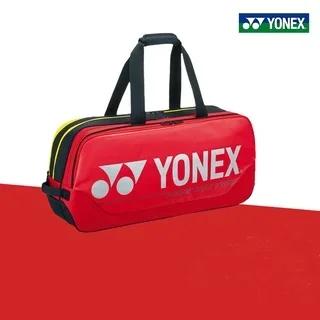 Mochila Yonex Unissex com Compartimento para Sapato, Ideal para Badminton e Tennis, Grande Capacidade para 6 Rackets